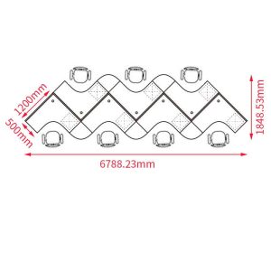 Bàn nhân viên sáng tạo kết hợp tiết kiệm không gian 46 BLV09