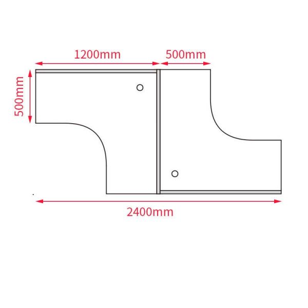 Bàn nhân viên sáng tạo kết hợp tiết kiệm không gian 46 BLV09