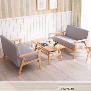 Ghế sofa cafe tùy chỉnh phong cách tươi mới và đơn giản GSFC01