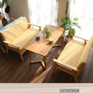 Ghế sofa cafe tùy chỉnh phong cách tươi mới và đơn giản GSFC01