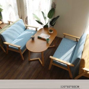 Ghế sofa cafe tùy chỉnh phong cách tươi mới và đơn giản GSFC01