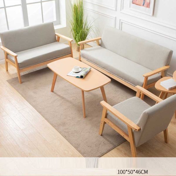 Ghế sofa cafe tùy chỉnh phong cách tươi mới và đơn giản GSFC01