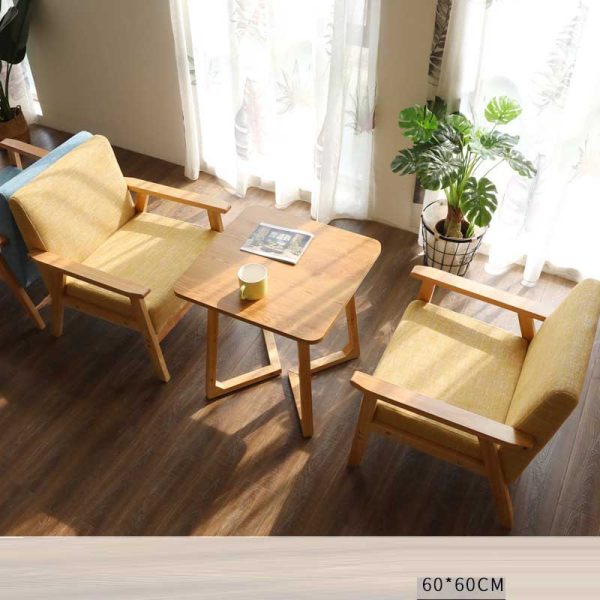 Ghế sofa cafe tùy chỉnh phong cách tươi mới và đơn giản GSFC01