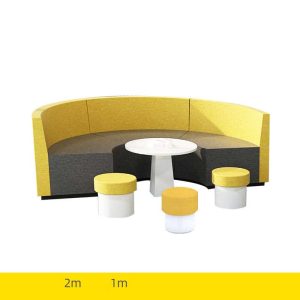 Ghế sofa hình chữ S thời trang đặc biệt GSF04