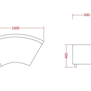 Ghế sofa tiếp khách văn phòng hình dạng đặc biệt GSF03