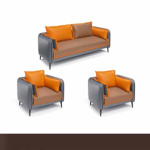 Sofa văn phòng đơn giản hiện đại phòng tiếp tân bàn SFVP03