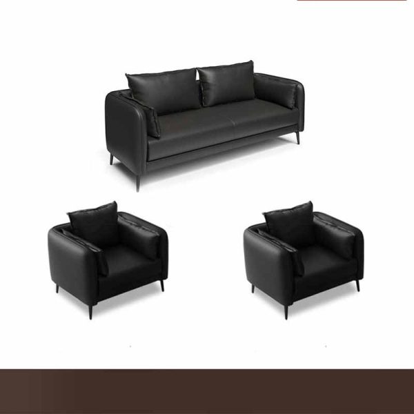 Sofa văn phòng đơn giản hiện đại phòng tiếp tân bàn SFVP03