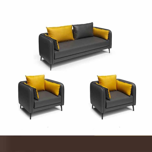 Sofa văn phòng đơn giản hiện đại phòng tiếp tân bàn SFVP03