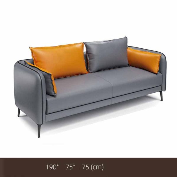 Sofa văn phòng đơn giản hiện đại phòng tiếp tân bàn SFVP03