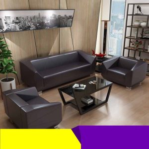 Sofa văn phòng đơn giản hiện đại tiếp tân kinh doanh sofa ba chỗ ngồi SFVP02