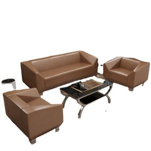 Sofa văn phòng đơn giản hiện đại tiếp tân kinh doanh sofa ba chỗ ngồi SFVP02