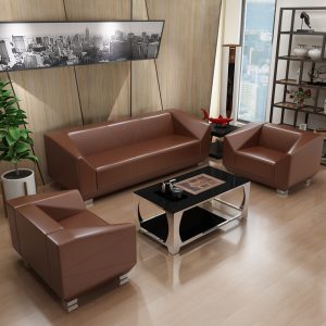 Sofa văn phòng đơn giản hiện đại tiếp tân kinh doanh sofa ba chỗ ngồi SFVP02