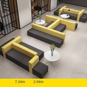 Sofa văn phòng sáng tạo, khu vực lễ tân, sảnh tiếp tân và đàm phán hiện đại đơn giản SFVP04