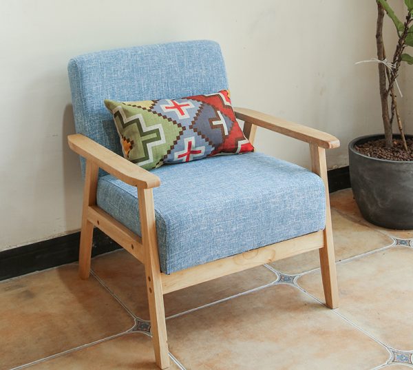 Ghế sofa quán trà sữa, cafe, tiếp tân đơn giản GSF03