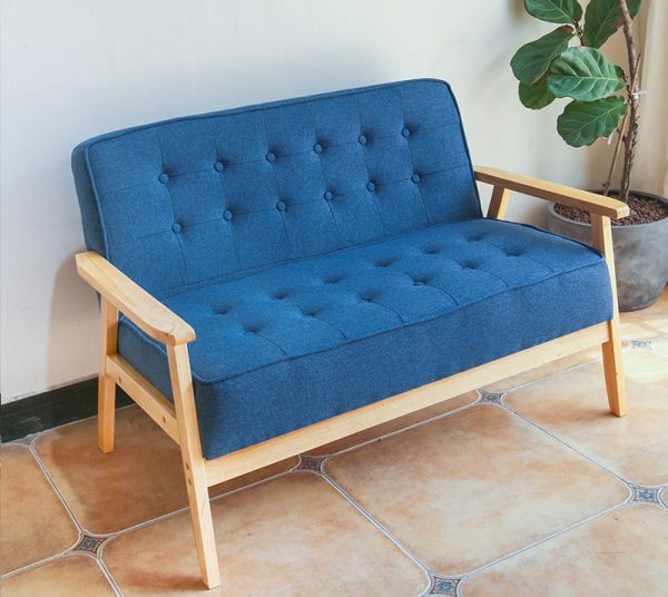 Ghế sofa quán trà sữa, cafe, tiếp tân đơn giản GSF03