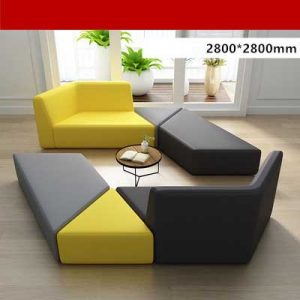 Ghế sofa tiếp tân văn phòng, khu vực thư giãn cho nhân viên đơn giản hiện đại SFVP16