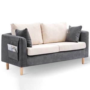 Ghế sofa nội thất căn hộ đơn giản hiện đại GSF09