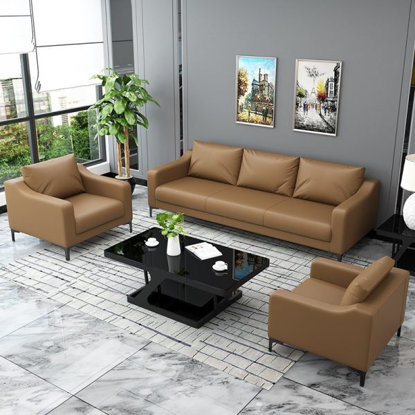 Ghế sofa văn phòng kinh doanh tiếp khách sang trọng đơn giản GSF08